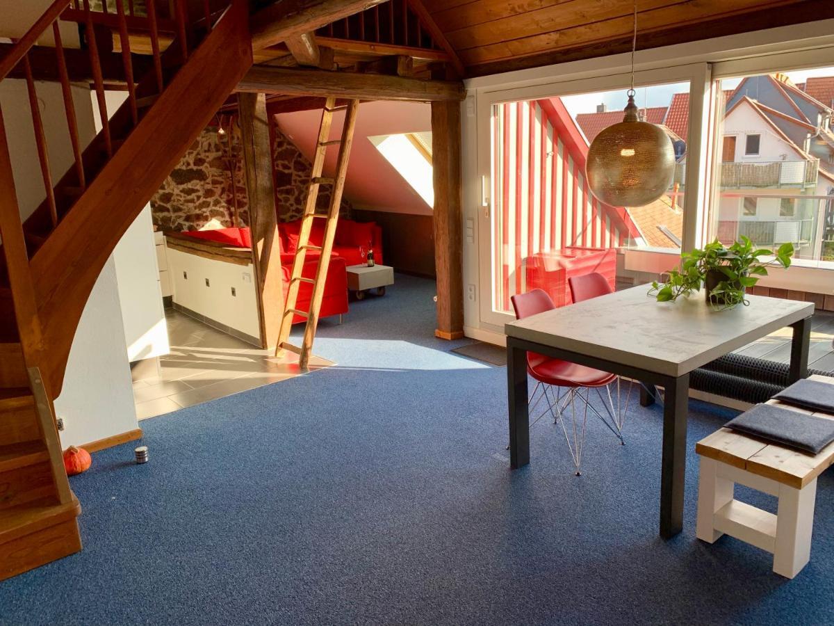 Historische Ferienwohnung Mit Sauna In Lich エクステリア 写真
